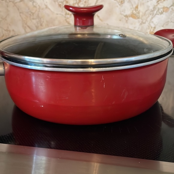 Deep dish pan with lid - Picture 5 of 5